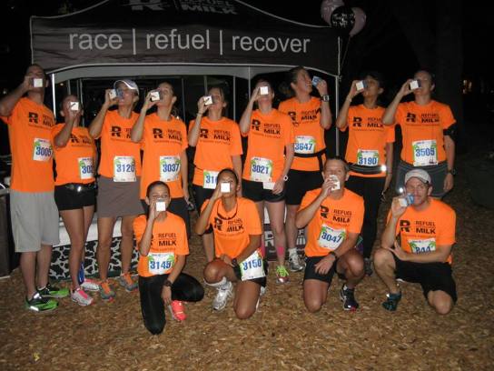 Refuel with Chocolate Milk Team