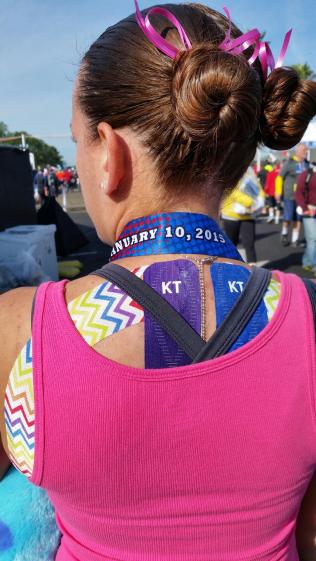 Scoliosis KT Tape runner