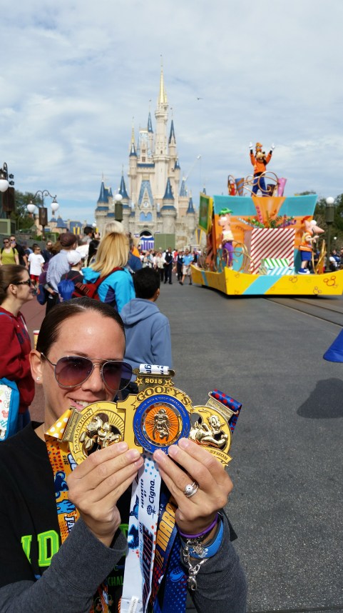 a half marathon, a full marathon, 3 medals = ONE amazing memoery