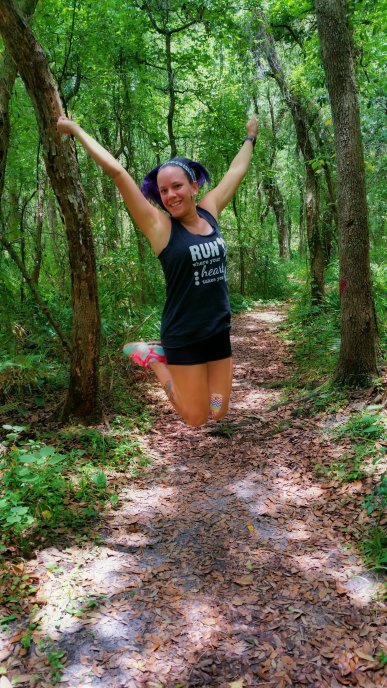 Running makes me happy!