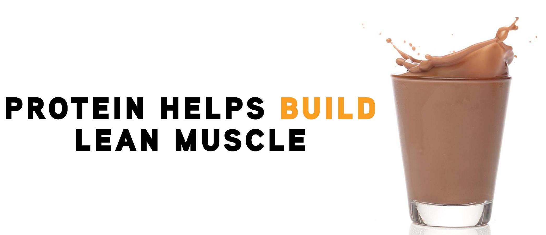 Protein in Chocolate Milk Helps Build Lean Muscle